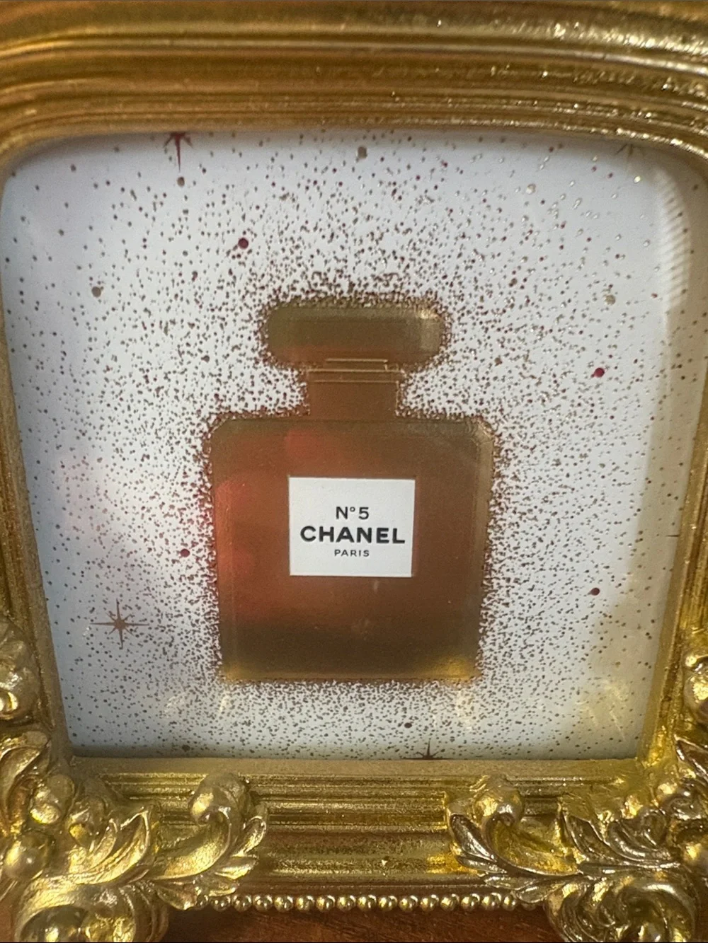 CHANEL No 5 Shopping Bag Framed NWOT